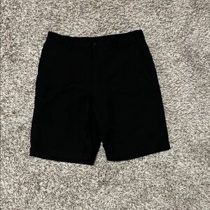PGA Tour Men's Black Flat Front Shorts